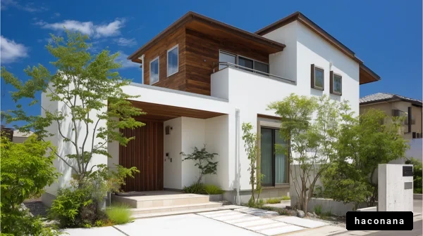 現代的な住宅の外観