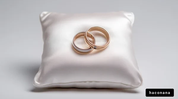 結婚指輪の静物写真