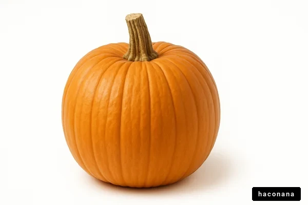 鮮やかなオレンジのカボチャ