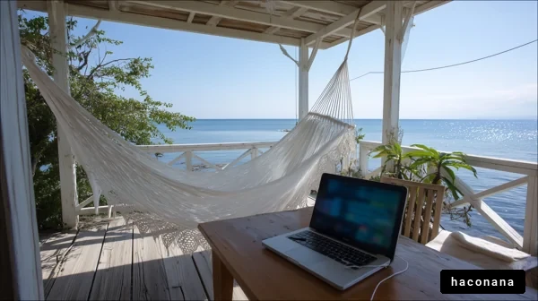 リラックスできるビーチの風景