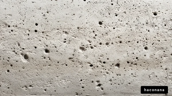 穴の空いたコンクリート壁