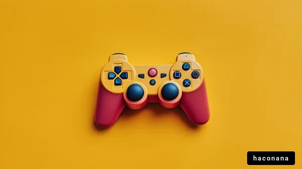 カラフルなゲームコントローラー