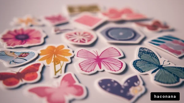 色とりどりのシールたち