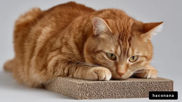 リラックスするオレンジの猫