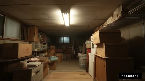 物が詰まった倉庫