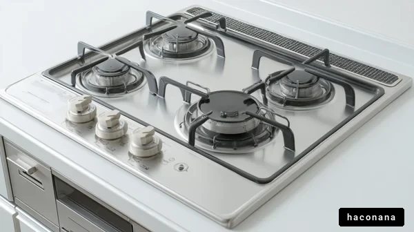 現代的なガスコンロの写真