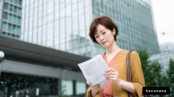 ビジネス街で働く女性