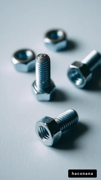 金属のボルトとナット