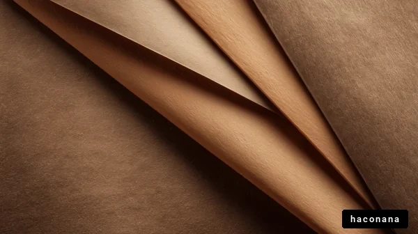 茶色の紙の質感