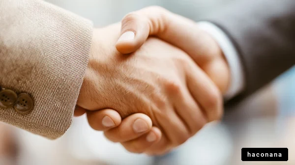 ビジネスマンの握手