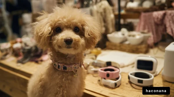 かわいい犬とおしゃれな小物
