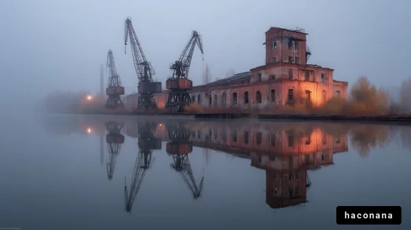 霧の中の工業遺産