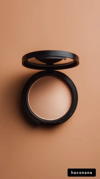 化粧品のシンプルな美しさ