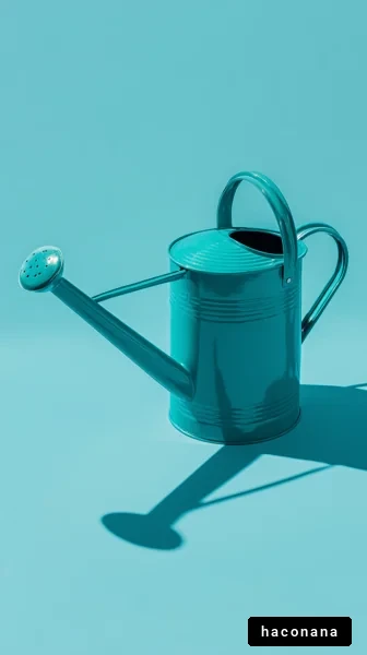 青いじょうろの静物