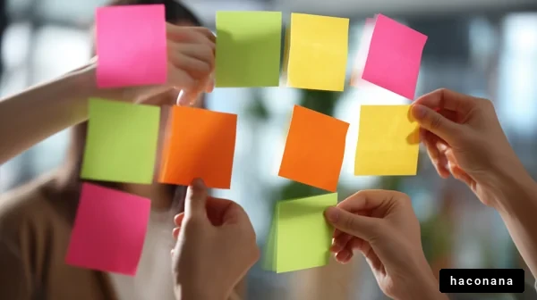 チームでのブレインストーミング