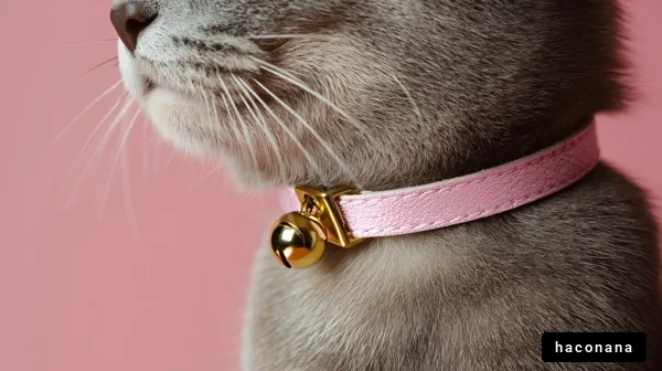 かわいい猫と鈴の首輪