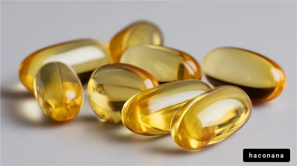 透明カプセルの健康食品