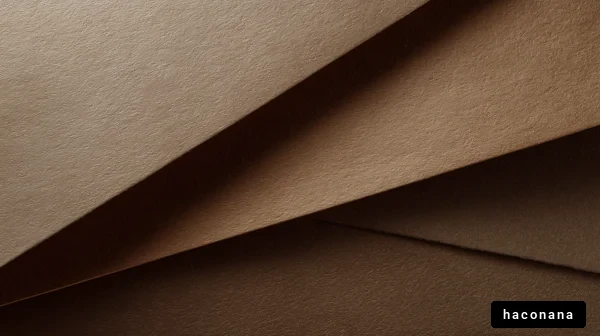 質感のある茶色の紙