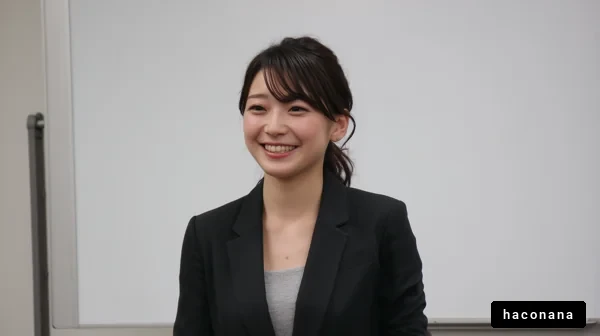 ビジネスシーンでの微笑み