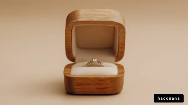 美しい指輪のケース