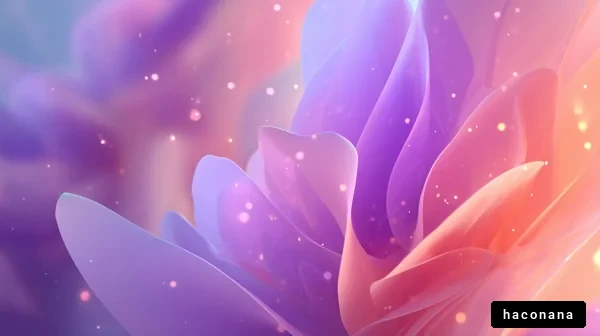 幻想的な花のイメージ