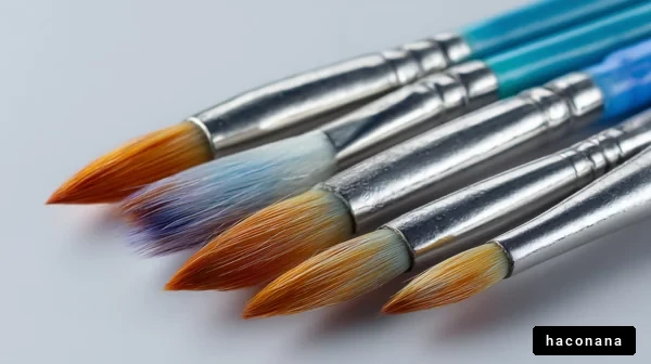 画材としての筆の集合