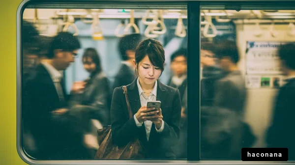 通勤電車での待ち合わせ