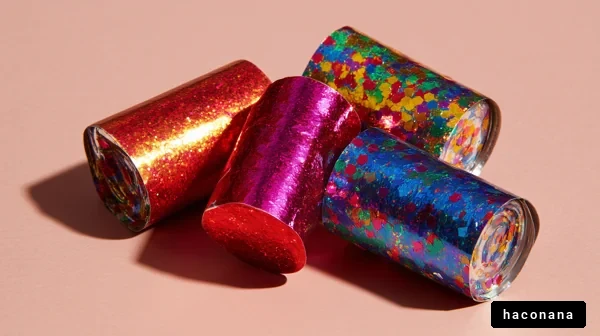 カラフルなラメボトル