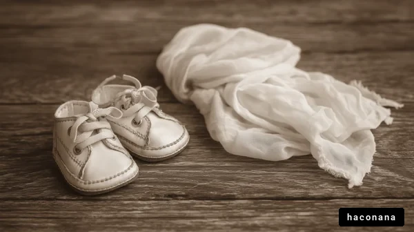 赤ちゃんの靴とスカーフ