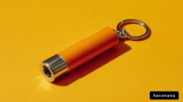 明るい色のキーホルダー