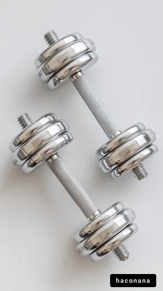 筋トレ用のダンベル