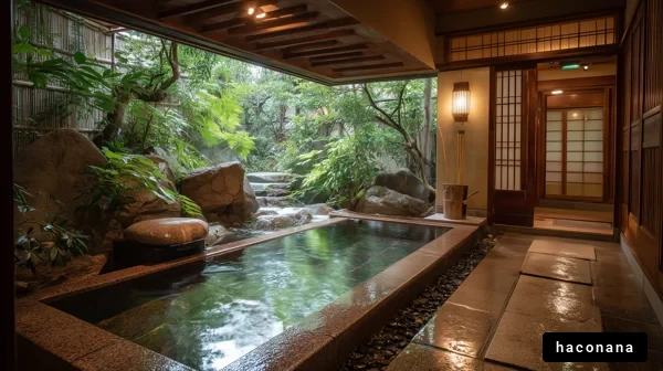 日本の温泉と自然