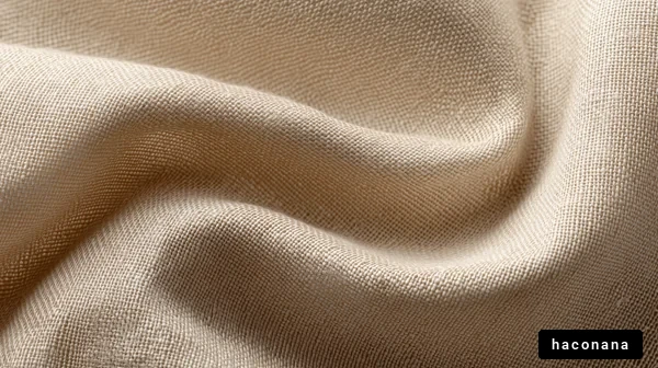 ナチュラルな布地の質感