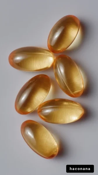 健康補助食品のカプセル