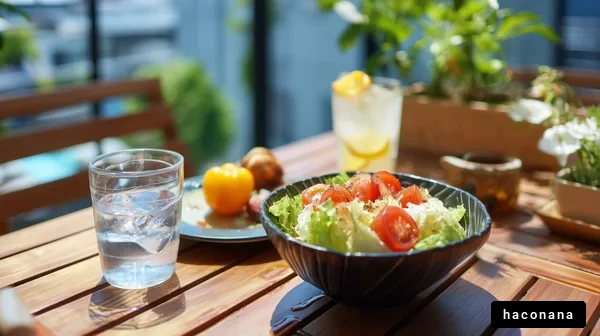 爽やかなサラダランチ