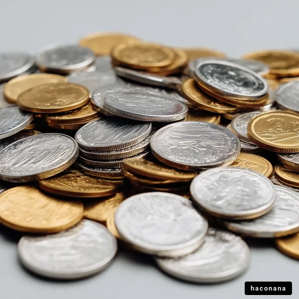 硬貨の山
