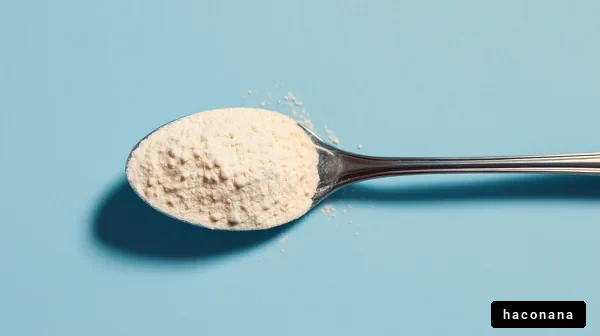 スプーンに乗った粉