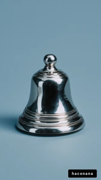 シルバーのベルの画像