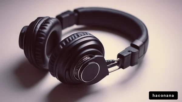 スタイリッシュなヘッドフォン