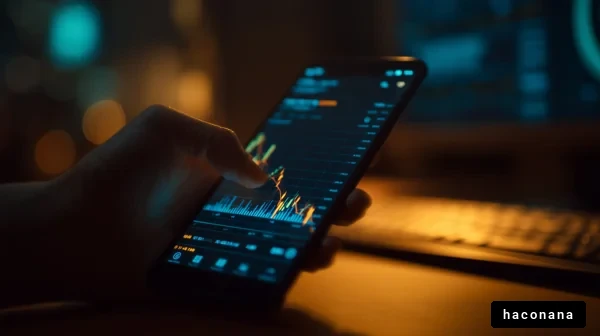 スマートフォンの金融取引