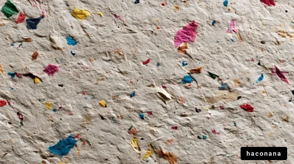 カラフルな紙の質感