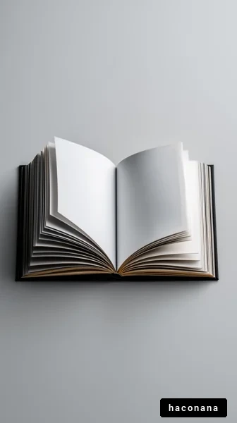 空白の本とその魅力