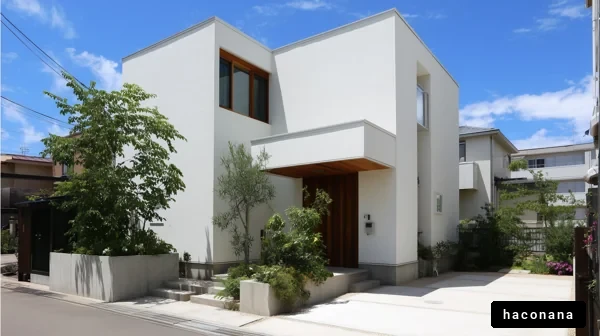 シンプルなモダン住宅