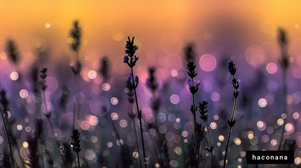 幻想的な紫の風景