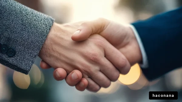 ビジネスシーンの握手