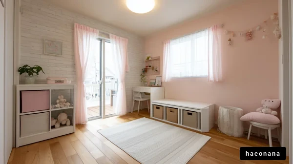 優しい雰囲気の部屋