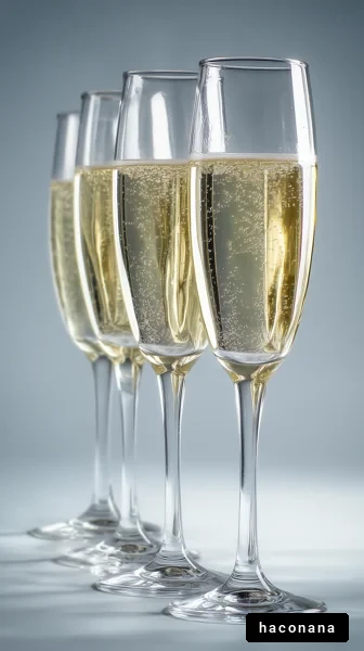 シャンパングラスの楽しみ