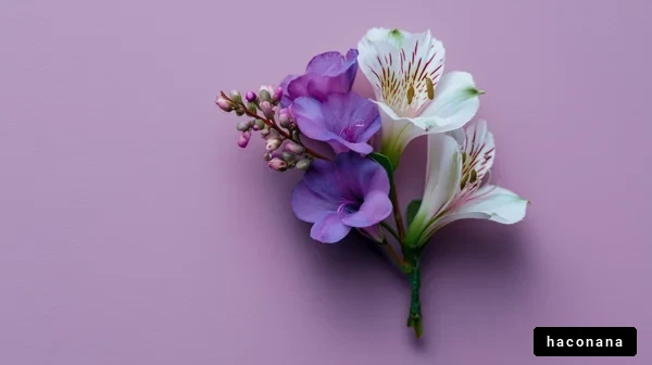 紫陽花と花のブーケ