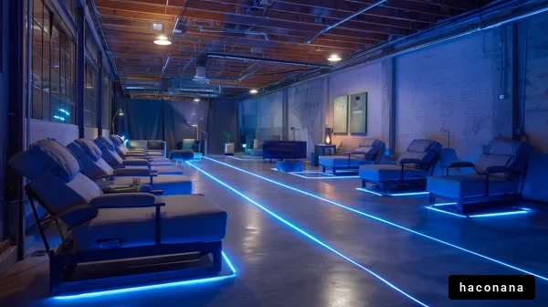 近未来的なリラックス空間