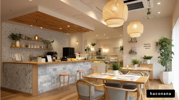 おしゃれなカフェの内装